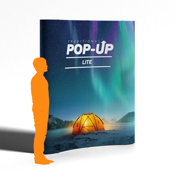 Traditional - Pop - Up - Lite - Curved - 2x3 1